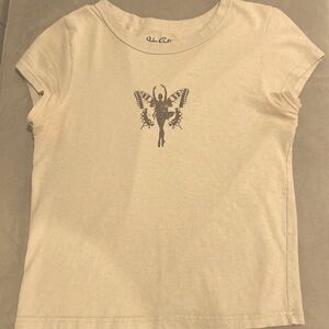 Brandy melville ballerina butterfly top